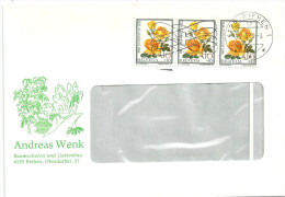 Motiv Brief  "Wenk, Baumschulen, Gartenbau, Riehen"                1973 - Storia Postale