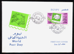 EGYPT / 2000 / UPU / WORLD POST DAY / FDC - Covers & Documents