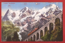 CBE-21 Mürrenbahn  Train. Cachet 1919 - Mürren