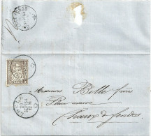 Faltbrief  Locle - Chaux De Fonds            1864 - Covers & Documents