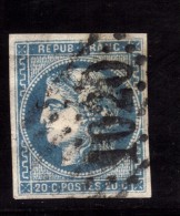 BORDEAUX 46B OBL. TTB. - 1870 Ausgabe Bordeaux