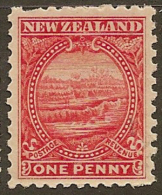 NZ 1900 1d White Terraces SG 274a HM #AQ48 - Ongebruikt