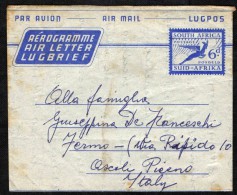 SUD AFRICA - 1957 - AEROGRAMME - Covers & Documents