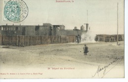 CPA- Berck-Plage : Départ Du Tortillard - Berck