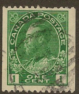 CANADA 1912 1c Blue-green P12 X Imperf SG 217 U #AW36 - Coil Stamps