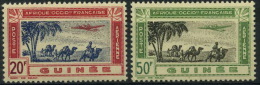 France : Guinée Poste Aérienne N° 16 Et 17 X , Année 1942, - Ongebruikt