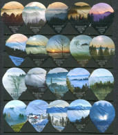 541 B - Paysages Embrumes - Serie Complete De 20 Opercules Suisse Floralp - Koffiemelk-bekertjes