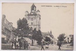 CPA DPT 80 ST RIQUIER, LE BEFFROI ET L HOSPICE En 1916!! - Saint Riquier