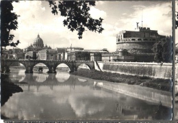 ROMA CASTEL SANT'ANGELO E SAN PIETRO FG V SEE SCAN - Castel Sant'Angelo