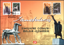BELGIE - BELGIQUE - ROEMENIE - ROUMANIE : 2004 OBC 3308 HK : Gezamelijke Uitgifte - Emission Commune : Idel Ianchelevici - Cartes Souvenir – Emissions Communes [HK]