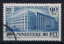 France: Yv 424, 1939, Oblitéré/cancelled - Usados