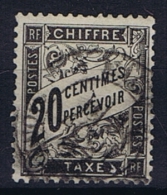 France: Yv  Timbre Taxe 17  Oblitéré/cancelled - 1859-1959 Oblitérés