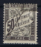 France: Yv  Timbre Taxe 20  Oblitéré/cancelled - 1859-1959 Usados