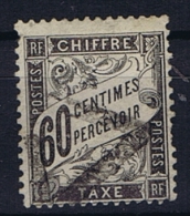 France: Yv  Timbre Taxe 21  Oblitéré/cancelled - 1859-1959 Usados