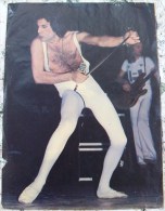 FREDDY MERCURY-QUEEN-,JIMMY PAGE?-ROCK STAR,0NE PAGE FROM CIRCUS MAGAZINE - Manifesti & Poster