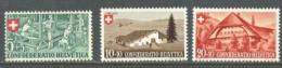 1945 SWITZERLAND PRO PATRIA MICHEL: 460-462 MNH ** - Nuovi