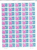 TIMBRES FISCAL TRANSPORTS - N° 13 A -FEUILLE DE 50  NEUVE - ANNEE 1987   COTE : 300 € - Andere & Zonder Classificatie