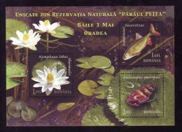 Fish Thermal Water Lily Snail Mollusk MNH 2008 Romania - Crostacei