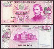 ® URUGUAY: 1000 Pesos (1974) UNC Serie A - Uruguay