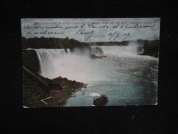 New - Y Ork :   Niagara Falls. Ecrite En 1909 . Cachet. - Buffalo