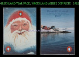 GREENLAND 1992 YEAR PACK NEVER OPENED IN PLASTIC PACKET - Volledige Jaargang