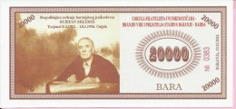 Fantasy Money - 100 Years Of Birth Baranja Linguist Stjepan Sekereš, Baranja, 19.12.2012, Croatia, UNC - Croatia