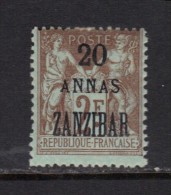 ZANZIBAR N° 30 * - Ongebruikt