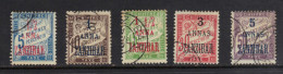 ZANZIBAR N° Taxes 1 à 5 Obl. - Used Stamps