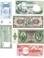 Liban 1000 Livres + Moldovei 5 Lei + Magyar 10 Pengo + Ecuador 20 Sucres + Polsky 10 Zlotych + Colombia 200   LOTTO 1172 - Libano