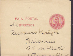 Argentina Postal Stationery Ganzsache Entier ½ Centavo Wrapper Streifband Bande Journal Faja Postal Impresos (2 Scans) - Postal Stationery