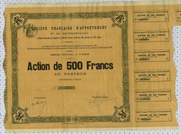 Sté Française D'affretement Et De Representation, Tirage De 500 Ex - Navigation