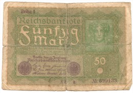 ALLEMAGNE BILLET DE 50 MARK - 50 Mark