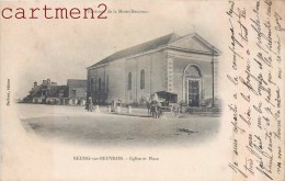 NEUNG-SUR-BEUVRON EGLISE ET PLACE 1900 - Neung Sur Beuvron