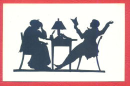 141592 / Russia Art Gelmersen ( Helmersen ) Vasiliy Vasilevich  - Silhouette "Eugene Onegin" By Alexander Pushkin WRITER - Silhouette - Scissor-type