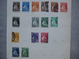 Timbres Portugal : 1908 / 1912  N° 411 / 412 / 413 / 414 / 415 / 416 / ....429 / 430 - Usati