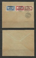 Egypt 1931 First Day Cover - FDC 14TH  AGRICULTURAL & INDUSTRIAL EXHIBITION STAMP SET WITH SPECIAL CONGRESS CANCELLATION - Briefe U. Dokumente