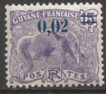 GUYANE  N° 92 NEUF - Ongebruikt