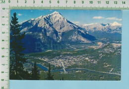 Banff ( Banff And Cascade Mountain ) PostCard Carte Postale 2 Scan - Banff