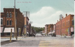 Red Wing MN Minnesota, 3rd Street Scene, Business District Downtown, C1900s Vintage Postcard - Autres & Non Classés