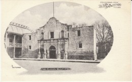 San Antonio TX Texas, The Alamo Architecture, C1900s Vintage Postcard - San Antonio