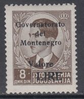 ITALIA OCC. MONTENEGRO - ITAL. BESETZUNG - N. 46 -  Cv 110 Euro - GOMMA INTEGRA - MNH** - Montenegro