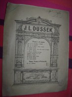 Livret J.L. DUSSEK CHANTONS L HYMEN AIR VARIE Piano à Deux Mains 1925 SCHOTT Söhne Frères  MAYENCE 21073 - Musique