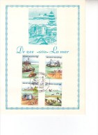 Carte Maximum 2273-76 La Mer De Zee - 1981-1990