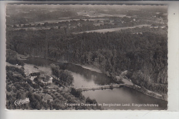 5090 LEVERKUSEN - OPLADEN, Talsperre Diepental, Luftaufnahme, 1955 - Leverkusen