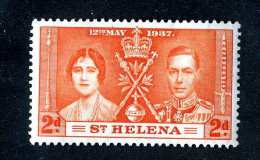 1451  St.Helena 1937  Scott #116  M* Offers Welcome! - Isla Sta Helena