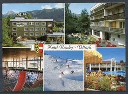 (2533) Hotel NANKY / Warmbad Villach / Mehrbildkarte M. Wappen - Gel. 1991 - Villach
