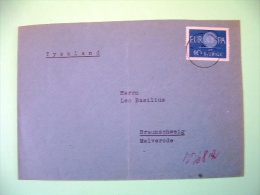 Sweden 1962 Cover To Germany - Europa CEPT Wheel - Cartas & Documentos