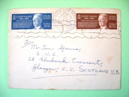 Sweden 1963 Cover To Scotland UK - King Gustaf VI - Scotland Cancel - Briefe U. Dokumente