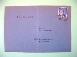 Sweden 1964 Cover To Germany - King Gustaf VI - Cartas & Documentos