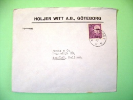 Sweden 1967 Cover To Jolland - King Gustaf VI - Brieven En Documenten